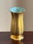 Mid-20th Century Pickard China Gold Encrusted Floral Vase W/ Turquoise Interior For Sale In Baltimore - Image 6 of 13