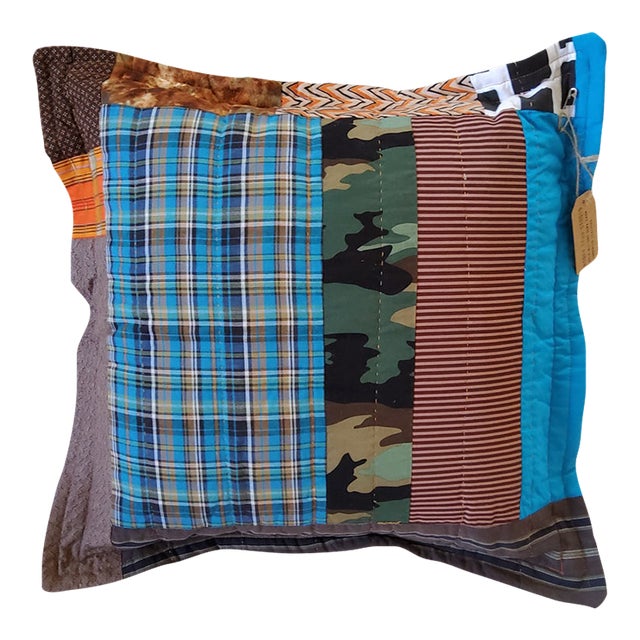 Handmade Quilted Pillow For Sale
