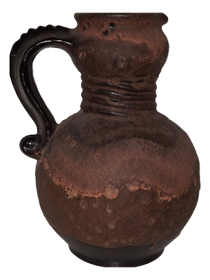Vintage Ceramic Handled Jug Vase, 1970s