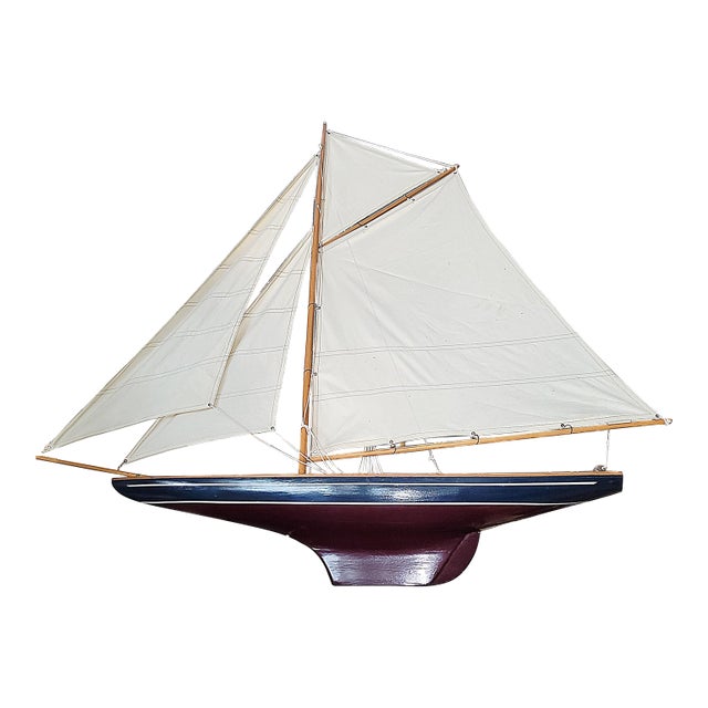 1960s Large Sailboat Model For Sale