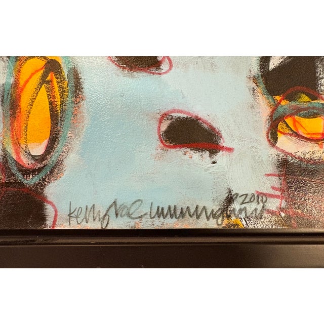 Contemporary Original Whimsical Painting by Seattle Artist Kelly Rae Cunningham From 2010 For Sale - Image 3 of 8