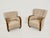 Wood Danish Art Deco Style Lounge Chairs in Beige Bouclé, 1940s, Set of 2 For Sale - Image 7 of 13