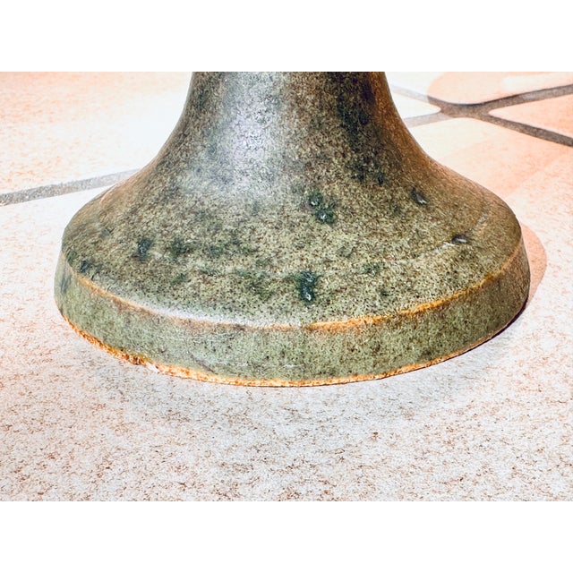 Ceramic Sculptural Studio Ceramic Double Candelabra, Germany, 1960s For Sale - Image 7 of 11