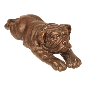 1940s English Traditional Bronze Bulldog
