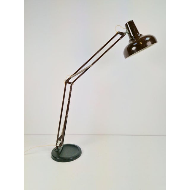 Brown Landskrona Desk Lamp by Pileprodukter Light, 1960s For Sale - Image 8 of 12