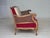 Danish 3-Seater Sofa in Red Velour and Mesh, 1930s For Sale - Image 15 of 18
