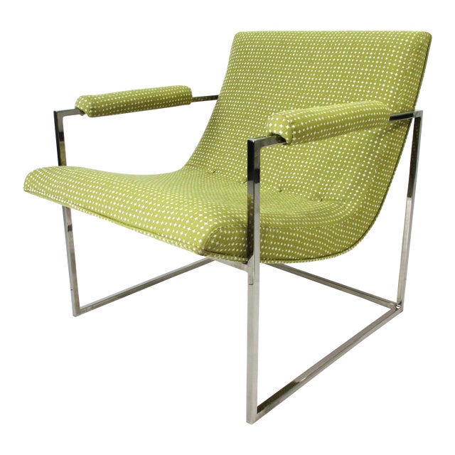 Milo Baughman Mid Century Scoop Lounge Chair for Thayer Coggin For Sale