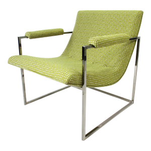 Milo Baughman Mid Century Scoop Lounge Chair for Thayer Coggin