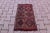 1970s Tribal Burgundy Geometric Oushak Cecim Rug For Sale - Image 13 of 13