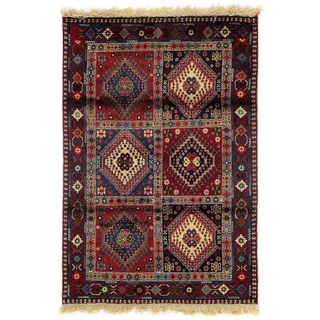 2020s 2020s Fine Hand Knotted Persian Yalameh Rug For Sale - Image 5 of 5