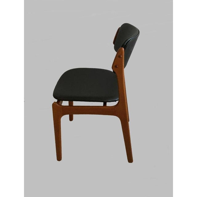 Teak Dining Chairs by Erik Buck, Customizable Reupholstery, 1960s, Set of 10 For Sale - Image 4 of 10