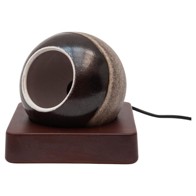 German Ceramic Table Lamp, 1970s For Sale - Image 6 of 6