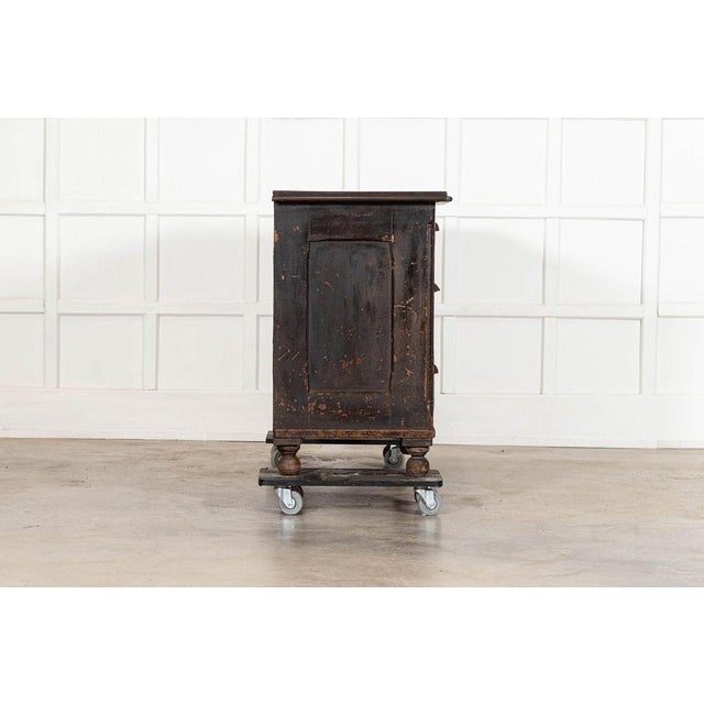 19th Century English Painted Pine Dresser Base For Sale - Image 9 of 18