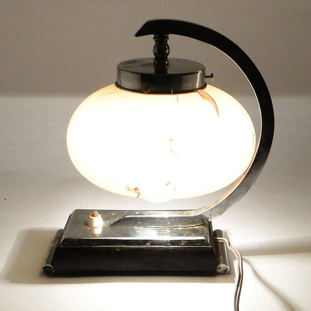 Art Deco Table Lamp, Germany, 1930s, in Very Good conditions. Designed 1920 to 1949 European Plug (up to 250V).The wiring...