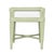 Wood Small Malacca Bench - Celery Green For Sale - Image 7 of 8