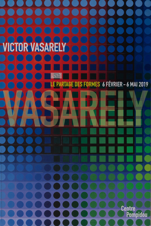 Centre Pompidou Poster after Victor Vasarely
