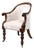 19th Century English Regency Rosewood Tub Library Armchair For Sale