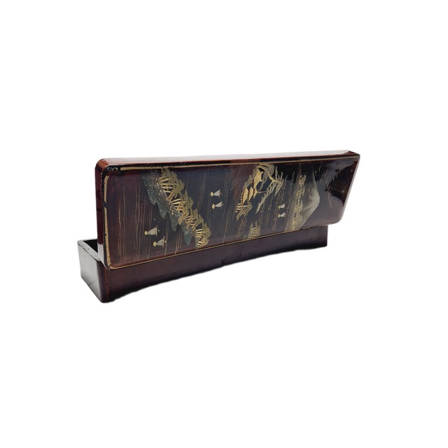 Japanese Lacquerware Box, 1950s For Sale - Image 6 of 9