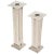 Vintage Silver Plate Deco Style "Skyscraper" Candlesticks 1960's For Sale - Image 11 of 11