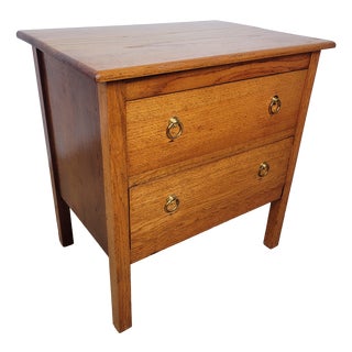 Vintage Chest of Drawers with Oak Country Ring Handles, 1980 For Sale