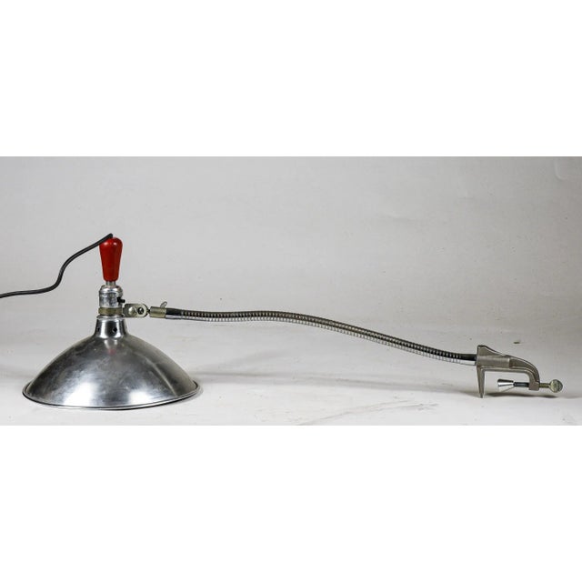 Lamp with Table Clamp, USA For Sale - Image 6 of 9
