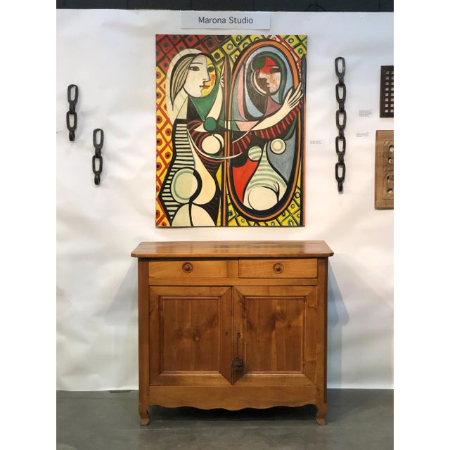 18th Century French Country Cherry Wood Server For Sale - Image 9 of 13