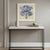 A striking botanical study featuring the elegant blooms of a magnificent blue iris, faithfully reproduced from an original...