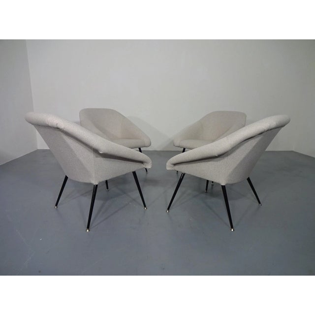 Metal Mid-Century Modern Italian Chair, 1960s For Sale - Image 7 of 10