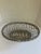 1990s Large Vintage Twisted Metal Silver Bread Basket For Sale - Image 5 of 5