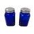 Vintage Farmhouse Cobalt Blue Glass Salt & Pepper Shakers - Pair Add a rich pop of classic color to your kitchen or dining...