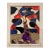 Andrea Stella "Party of Colors" Gold Leaf Oil Mixed Media Painting, Figurative, Italian Contemporary Art, 2010 For Sale