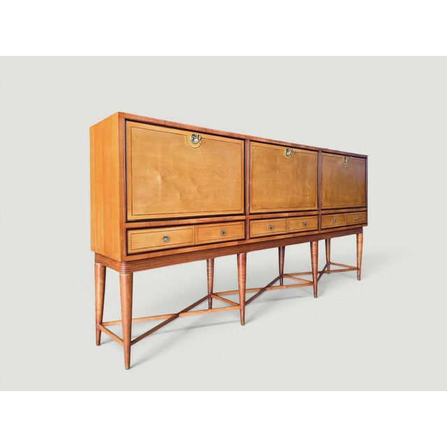 Mid-Century Modern Italian Sideboard in Teak, 1957 For Sale - Image 12 of 18