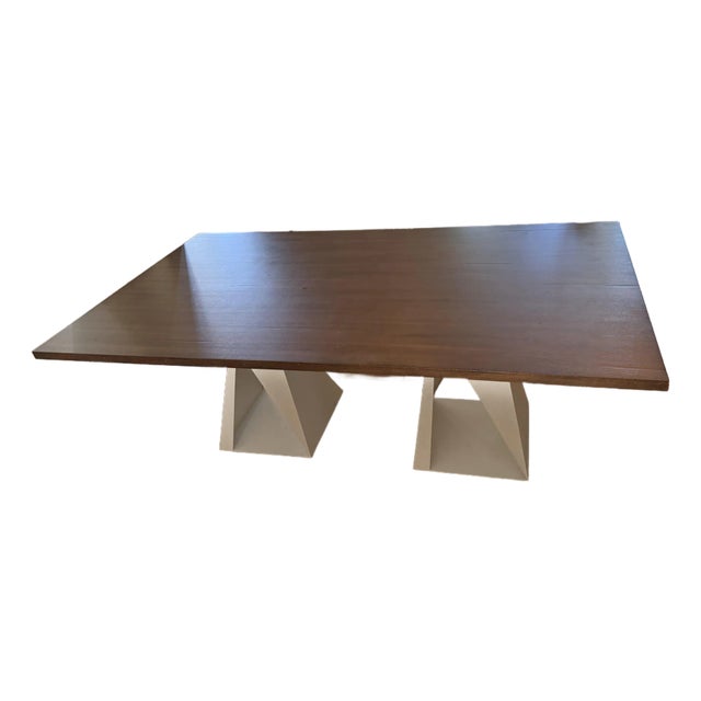 Balinese Wood Dining Table by Baker Interiors Furniture For Sale