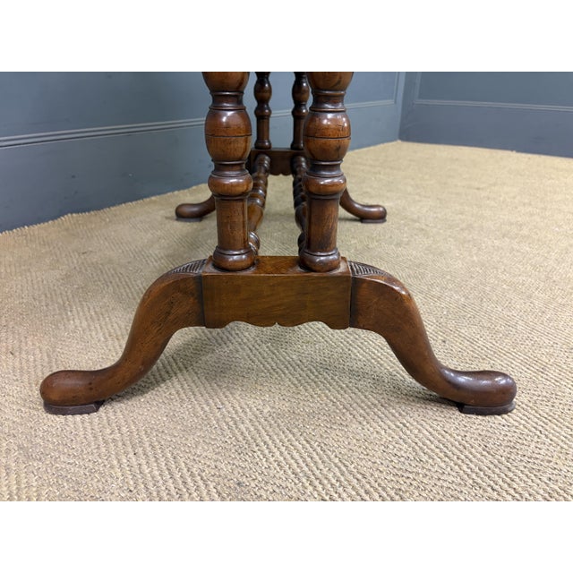 Burr Walnut Sofa Table, 1910 For Sale - Image 13 of 18