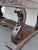 Late 1800s Victorian Large Heavy Hand Carved Cherub Partner Desk 6656 For Sale - Image 12 of 17