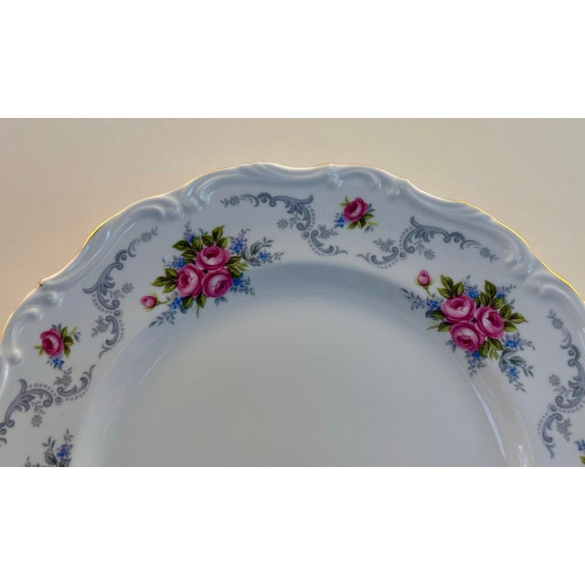 Ceramic Royal Albert Tranquility Dinner Plates, Late 1980s - Set of 3 For Sale - Image 7 of 12