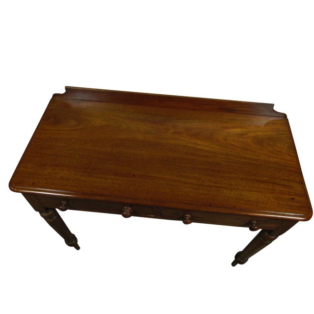 19th-C. William IV Mahogany Side Table For Sale - Image 4 of 7