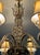Vintage 1960s Regency Six Arm Chandelier With Gilt Iron and Crystal Beads For Sale In Miami - Image 6 of 13