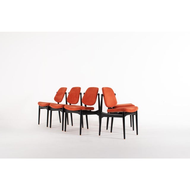 Vintage Chairs by Arne Vodder for France & Son, 1960, Set of 5 For Sale - Image 14 of 17