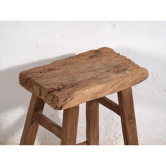 Wood Antique Wooden Stools, 1900s, Set of 2 For Sale - Image 7 of 11