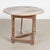 There is wonderful aged charisma to this drop leaf gate leg table that can serve as a side table, game table, demi-lune...