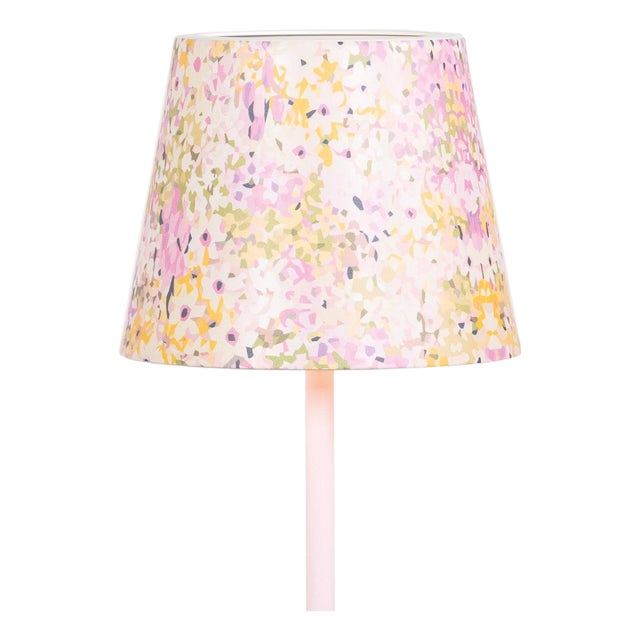 Poldina Metal Graphic Shade - Pink Floral For Sale