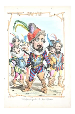 Il Capitan Spaventa - Lithograph by A. Maganaro - 1871 1871