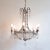 The chandelier comes from Italy and has six E14 versions. The small lampshades have been new and added by us. This makes...