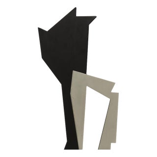 Lars Erik Falk, Abstract Sculpture, 1954, Lacquered Metal For Sale