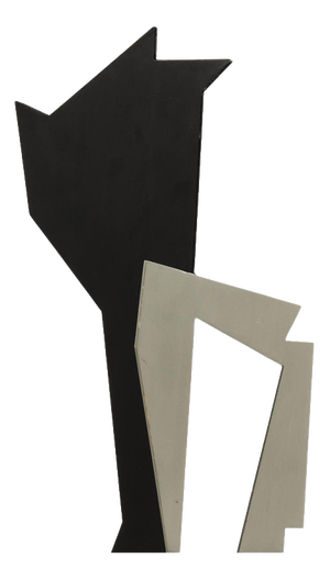 Lars Erik Falk, Abstract Sculpture, 1954, Lacquered Metal
