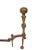 Victorian Pr. Classical Style Brass Andirons C. 1900/1930's For Sale - Image 3 of 12