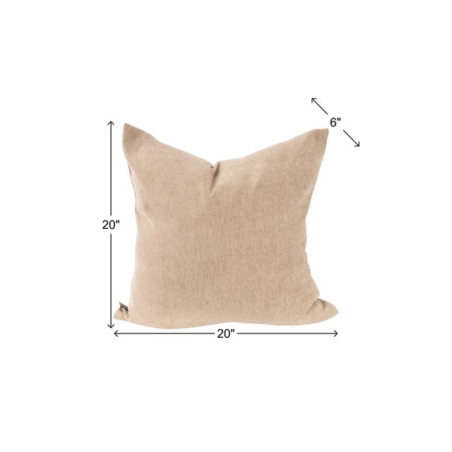 Textile Komodo Sand Down Filled 20x20 Pillow For Sale - Image 7 of 9