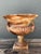 This exquisite hand-carved alabaster urn is a masterclass in Neoclassical design, channeling the timeless elegance of...