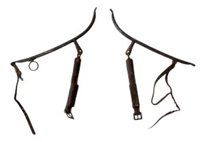Antique Equestrian Tack Horse Hames - a Pair